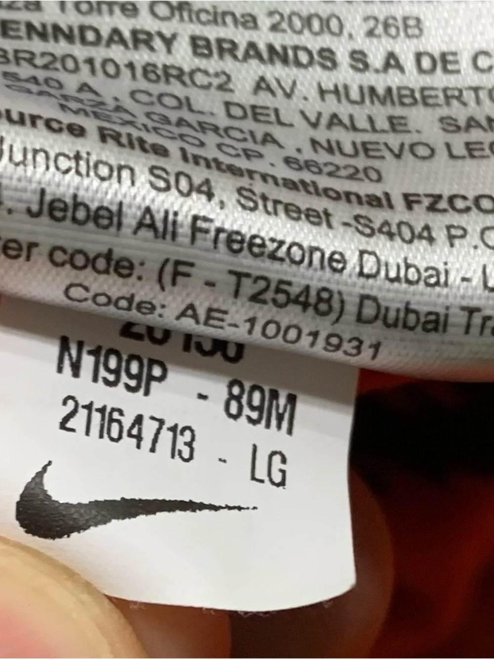 Nike Chicago Bears T-shirt in size L.